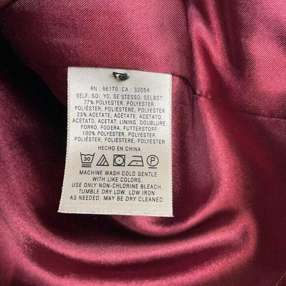 Maeve Anthropologie Audra Jacquard Colorful Satin Textured Skirt Woman’s Size 4 - Picture 6 of 9